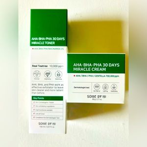 SOME BY MI Aha.Bha.Pha 30 Days Miracle Cream and Miracle Toner